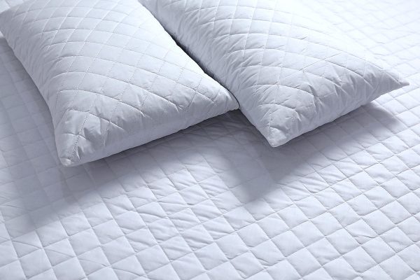 Elan Linen 100% Cotton Quilted Fully Fitted 50cm Deep Waterproof Mattress Protector – DOUBLE