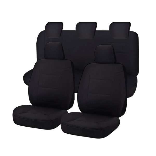 Seat Covers for FORD RANGER PXII SERIES 16/2015 – ON DUAL CAB FR CHALLENGER – Black