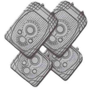 SPECTRUM 4-Piece Car Mat - GREY