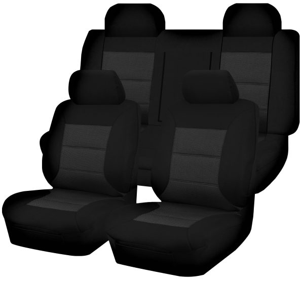 Seat Covers for FORD FALCON FG SERIES 05/2008 – 2016 4 DOOR SEDAN FR PREMIUM – Black