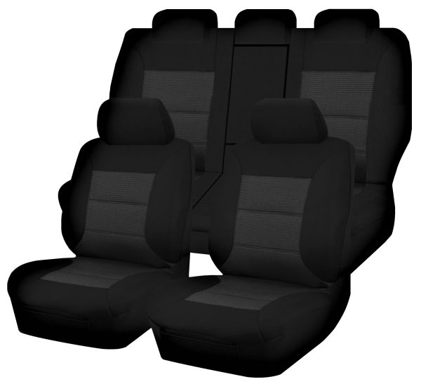 Seat Covers for TOYOTA RAV4 ALA49R.ASA44R .ZSA42R SERIES 02/2012 – 12/2018 4×2.4X4 SUV/WAGON 5 SEATERS FR BLACK PREMIUM