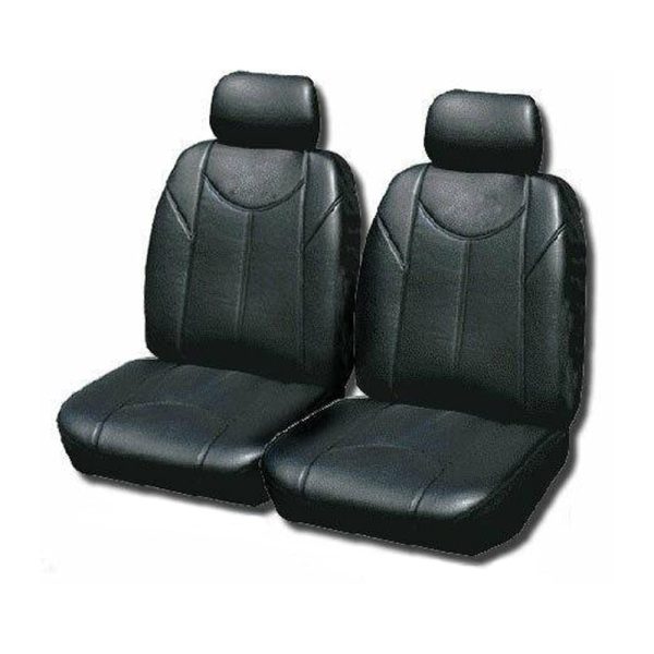 Leather Look Car Seat Covers For Ford Territory 2004-2020 – Grey