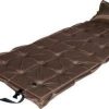 Trailblazer 21-Points Self-Inflatable Satin Air Mattress With Pillow – Brown