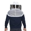 Beekeeping Bee Half Body Head Veil Protective Gear – Round Head