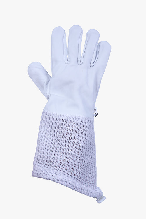 Beekeeping Bee Gloves Goat Skin 3 Mesh Ventilated Gloves – S