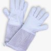 Beekeeping Bee Gloves Goat Skin 3 Mesh Ventilated Gloves – S