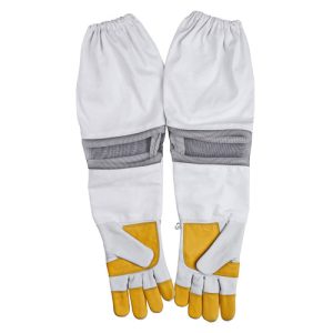 Beekeeping Bee Gloves Cow Hide Ventilated Heavy Duty Gloves