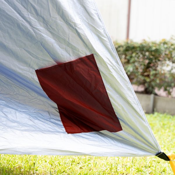 Outdoors Beach Umbrella 2.4M Outdoor Garden Beach Portable Shade Shelter – Red