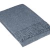 Cambridge Throw – 100% NZ Wool – Navy