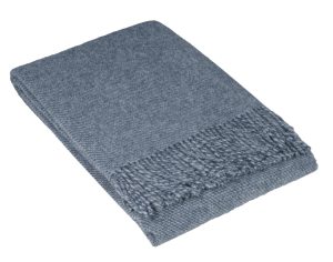 Cambridge Throw – 100% NZ Wool – Navy