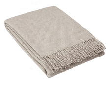 Cambridge Throw – 100% NZ Wool – Silver