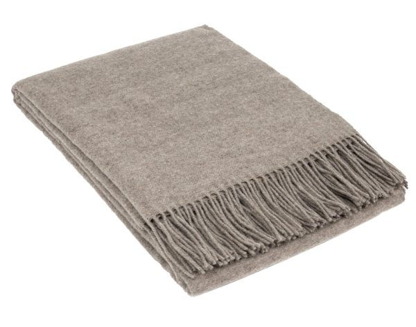 Chiswick Throw – Merino Wool/Cashmere – Stone