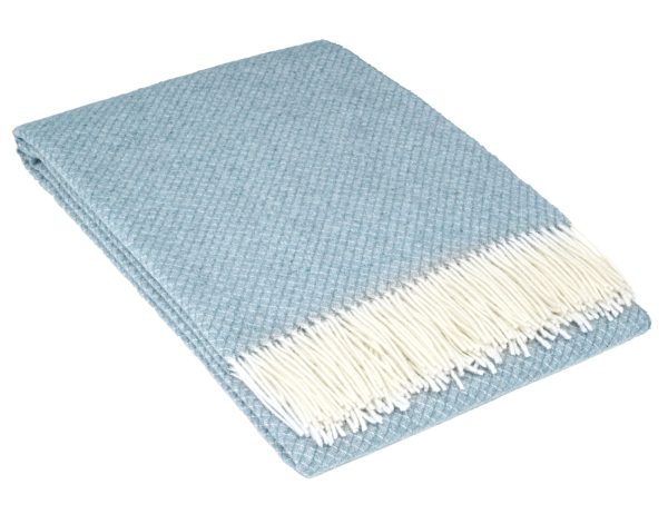 Chiswick Throw – Merino Wool/Cashmere – Blue