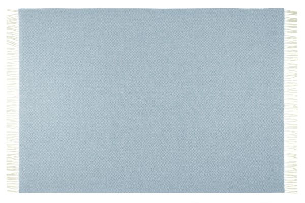 Chiswick Throw – Merino Wool/Cashmere – Blue