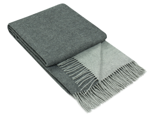 Chiswick Throw – Merino Wool/Cashmere – Charcoal