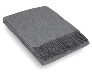 Paddington Throw – Fine Wool Blend – Slate