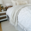 Soho Throw – Wool Blend – Ivory