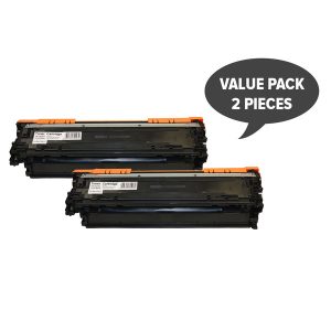 HP Compatible 2 x CE270A 650A Black Cart 322 Premium Generic Toner