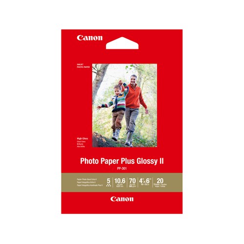 CANON PP3014X6-100  260 GSM PHOTO PAPER PLUS GLOSSY II – 20