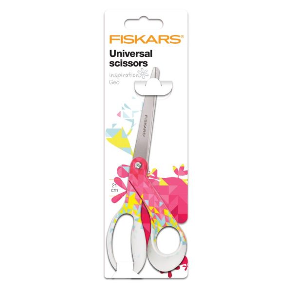 FISKARS Univ Scissors 21cm Geo