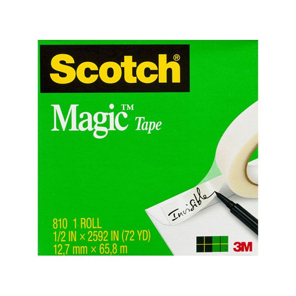 SCOTCH Mag Tape 810 12mmX66M Bx12