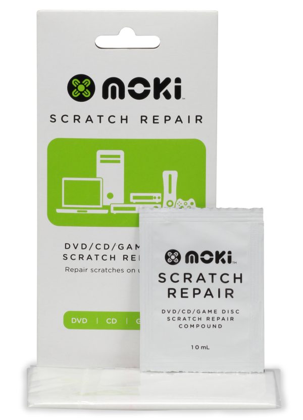 MOKI Scratch Repair – DVD/CD/Game Disc Scratch Repair Kit