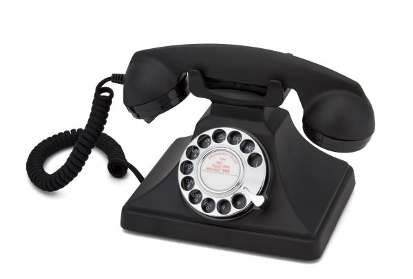 GPO RETRO GPO 200 ROTARY TELEPHONE – BLACK