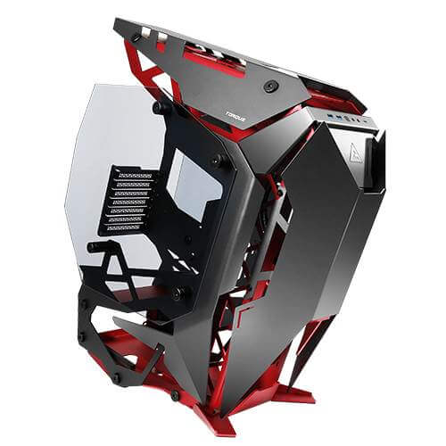 ANTEC Torque Black Red Open Frame Case, Mid Tower, E-ATX, ATX, Micro-ATX, ITX 4 mm Tempered Glass both sides, USB 31 Type-C, USB 30 x 2, Aluminum