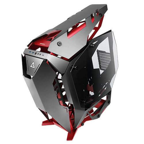 ANTEC Torque Black Red Open Frame Case, Mid Tower, E-ATX, ATX, Micro-ATX, ITX 4 mm Tempered Glass both sides, USB 31 Type-C, USB 30 x 2, Aluminum