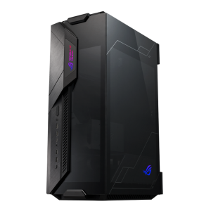 ASUS GR101 ROG Z11 Black Mini-ITX Case, Supports Mini-DTX, Tempered Glass, Aura Sync, Dual Orientation, Removable Dust Filters