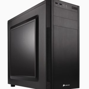 CORSAIR 100R. mATX, Mini-ITX, ATX. Side Window. Black 7x PCI Slots. Mid-Tower Case