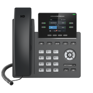 GRANDSTREAM GRP2612P 4 Line IP Phone, 2 SIP Accounts, 320x240 Colour Screen, HD Audio, Powerable Via POE