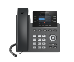 GRANDSTREAM GRP2613 6 Line IP Phone, 3 SIP Accounts, 320×240 Colour Screen, HD Audio, Powerable Via POE