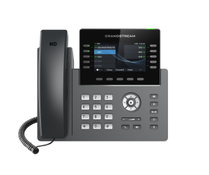 GRANDSTREAM GRP2615 10 Line IP Phone, 16 SIP Accounts, 480×272 Colour Screen, HD Audio, Powerable Via POE