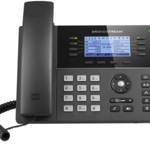 GRANDSTREAM GXP1782 8 Line IP Phone, 4 SIP Accounts, 200x80 Pixel Backlit Display, HD Audio, Dual-Switched Gigabit Port, Powerable Via POE