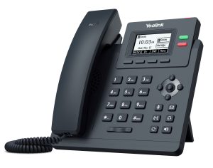 Yealink T31P 2 Line IP phone, 132×64 LCD, PoE. No Power Adapter included