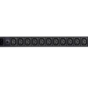 12-Port 15A Power Distriubiton Unit - Basic PDU, 1U Rackmount Design 12x C13, Overload protection