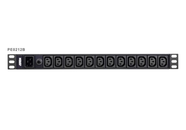 12-Port 15A Power Distriubiton Unit – Basic PDU, 1U Rackmount Design 12x C13, Overload protection