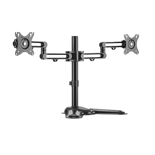 Brateck Dual Monitor Premium Articulating Aluminum Monitor Stand Fit Most 17″-32″ Monitors Up to 8kg per screen