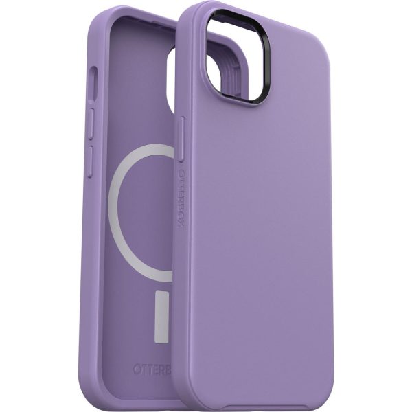 OTTERBOX Apple iPhone 14 / iPhone 13 Symmetry Series+ Antimicrobial Case for MagSafe – You Lilac It (Purple) (77-90742)