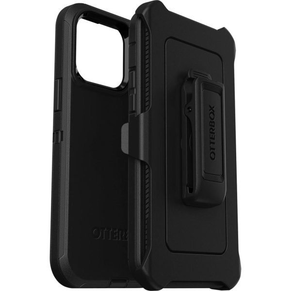 OTTERBOX Apple iPhone 14 Pro Max Defender Series Case – Black (77-88390), 4X Military Standard Drop Protection, Multi-Layer Protection