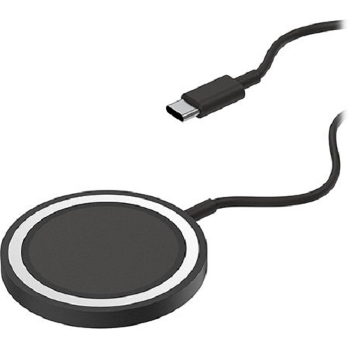 OTTERBOX Charging Pad for MagSafe – Radiant Night (Black) (78-80633), Works with Apple MagSafe, Output: Wireless: 5W Qi BPP, 7.5W Apple MagSafe