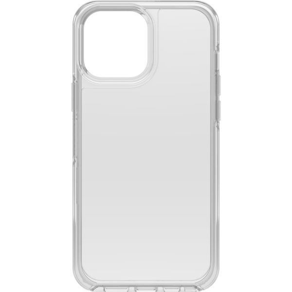 OTTERBOX iPhone 13 Pro Max Symmetry Series Clear Antimicrobial Case (77-83505) – Clear – Protect case exterior against many common bacteria