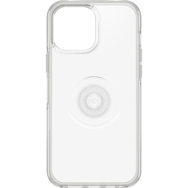 OTTERBOX Apple iPhone 13 Pro Max Otter + Pop Symmetry Series Clear Case – Clear Pop (77-84637), Swappable PopTop