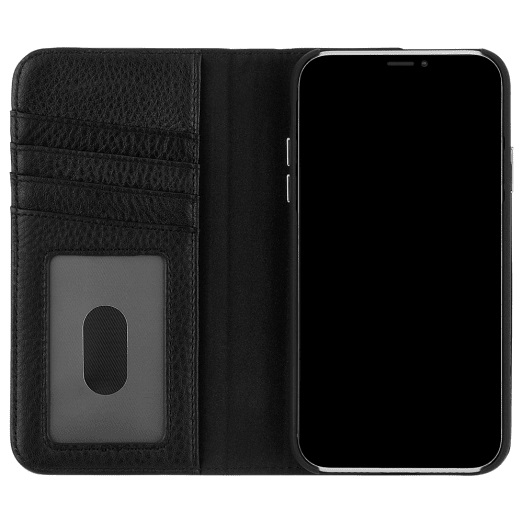 FORCE TECHNOLOGY Wallet Folio Case – For iPhone XR|11 – Black