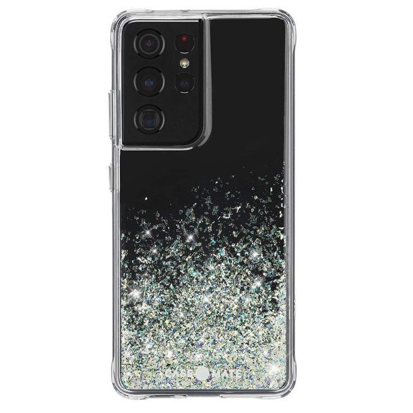 FORCE TECHNOLOGY Samsung Galaxy S21 Ultra 5G – Twinkle Ombre – Twinkle Stardust CM045132,10 ft drop protection, MicroPelAntimicrobial Case Protection