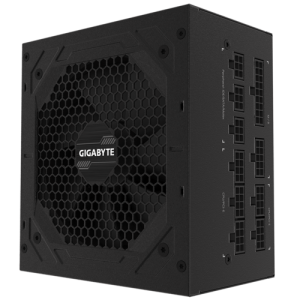 GIGABYTE P750GM 750W ATX PSU Power Supply 80+ Gold >90% Modular 2x8 Pin120mm Fan Black Flat Cables Single +12V Rail Japanese >100K Hrs