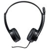 RAPOO H100 Wired Stereo Headsets – HD Voice Rotary Microphone Volume Adjustment 3.5mm