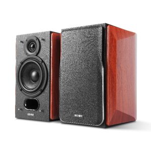 EDIFIER P17 Passive Bookshelf Speakers - Premium Wooden Enclosures/3/4inch Silk Dome Tweeters/4inch Bass Drivers/Wall-mount Brackets