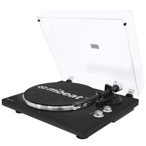 MBEAT PT-18M Bluetooth Turntable Player (MMC, USB, Anti-skating, Preamplifier)--matt black